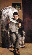 Paul Cezanne Portrait du Pere de l-Artiste oil